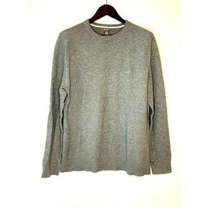 Bench Men Knitted 100% Cotton Sweater in Grey Size